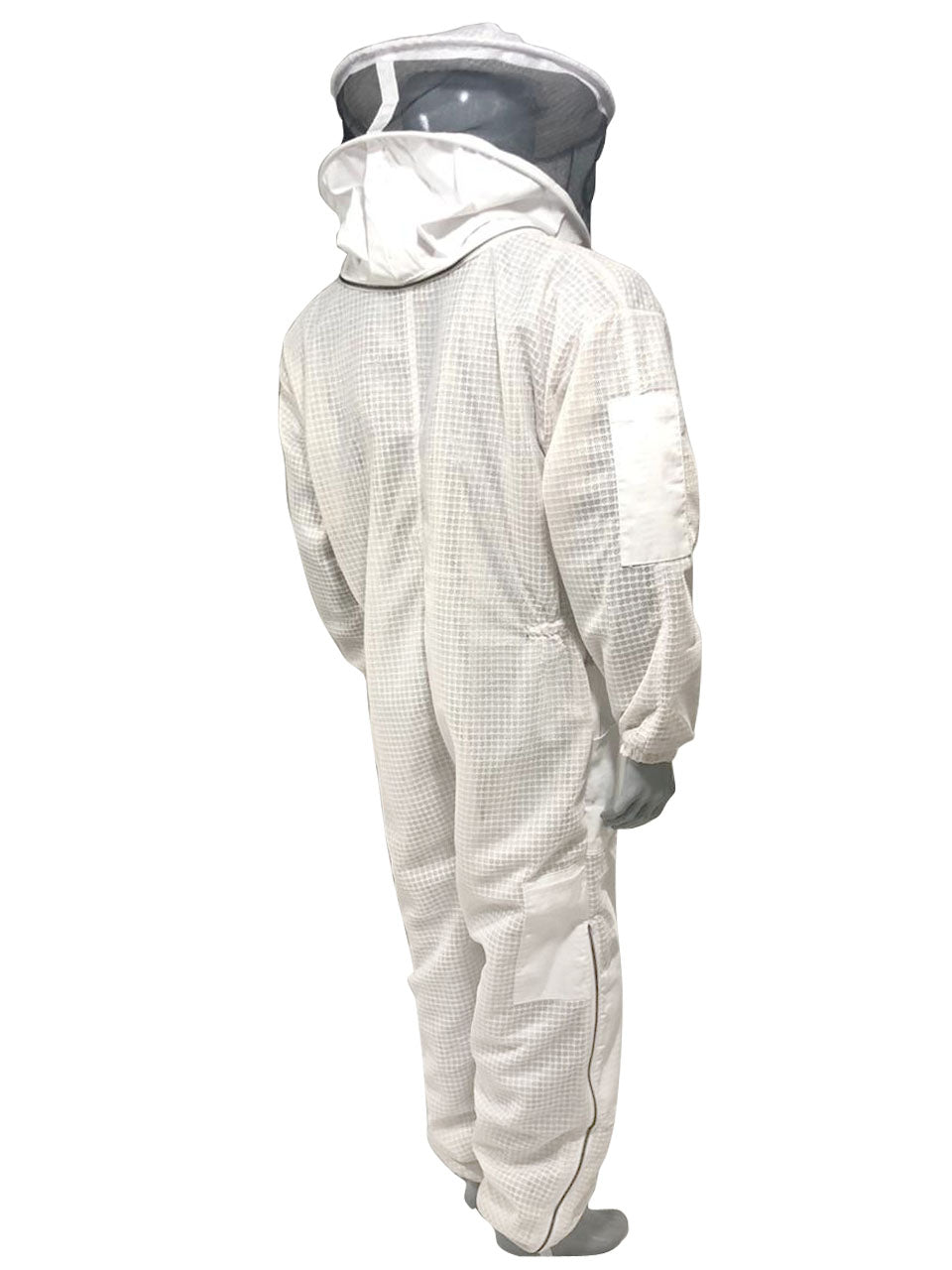 Premium 3-Layer Fully Ventilated Beekeeping Suit with2 Round Veils