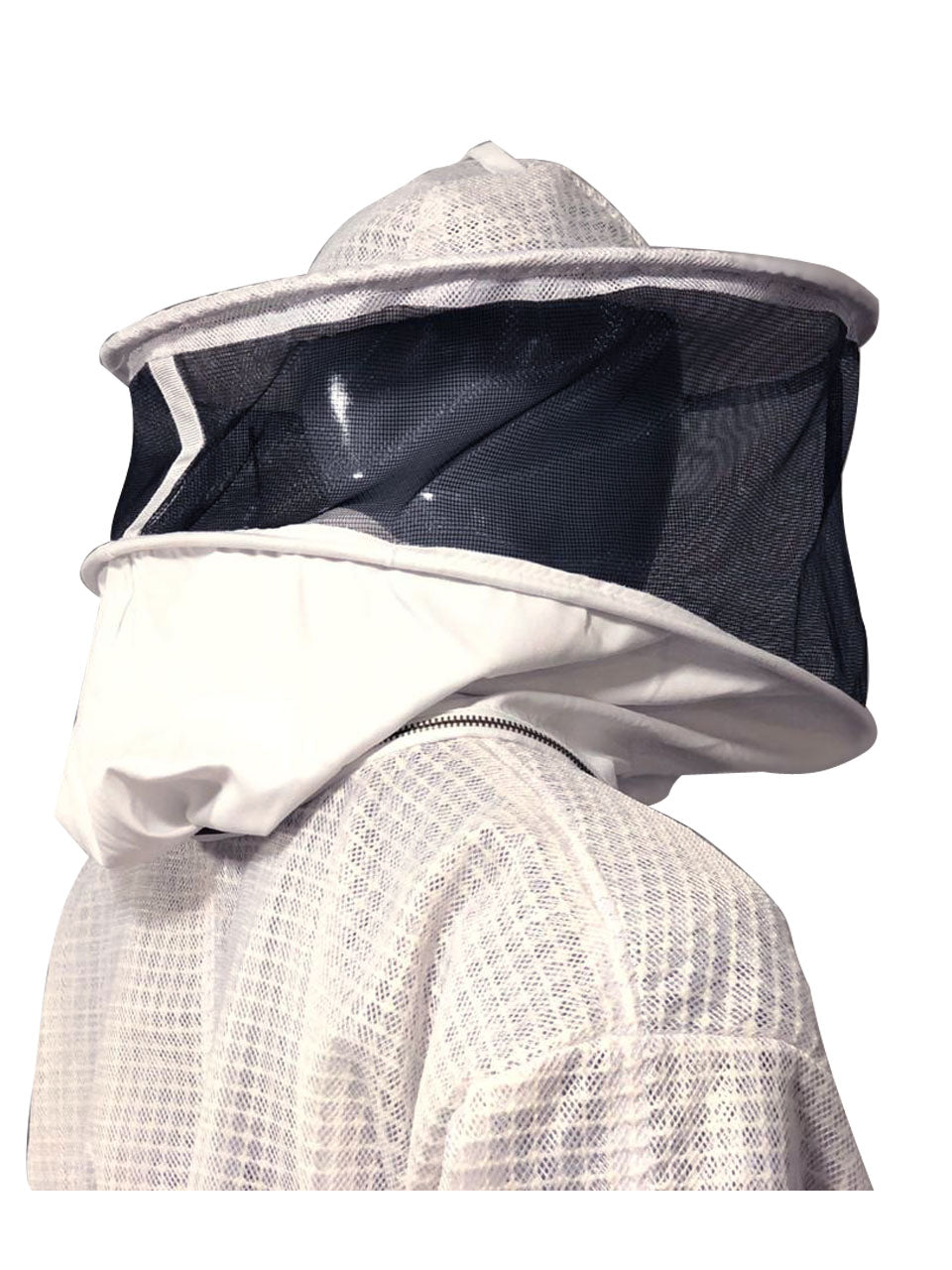 Premium 3-Layer Fully Ventilated Beekeeping Suit with2 Round Veils