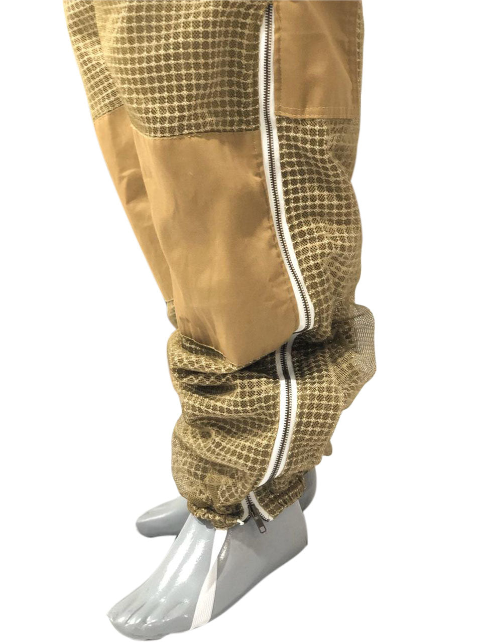 Premium Khaki 3- Layer Fully Ventilated Suit With Fencing Veil / Hat (Copy)