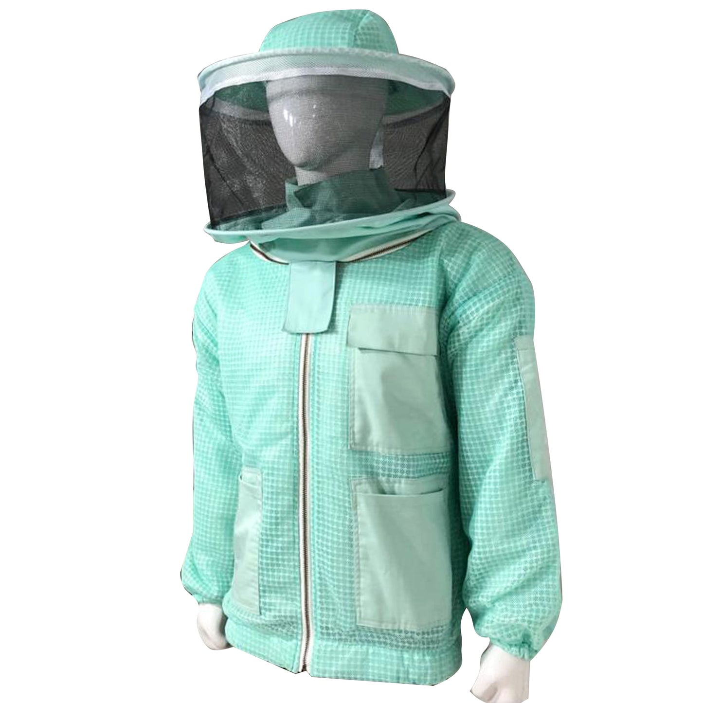 Premium Beekeeping Ventilated AQUA Jacket with Round Veil (Copy)