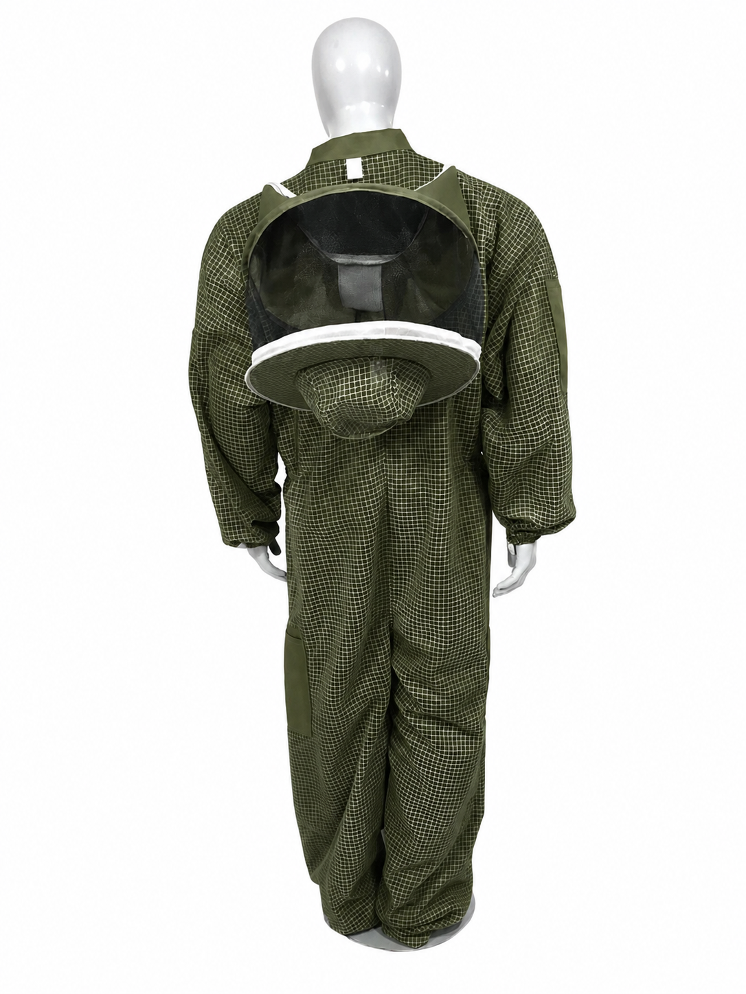 Premium Olive Green 3-Layer Fully Ventilated Beekeeping Suit with 2 Round Veils (Copy)