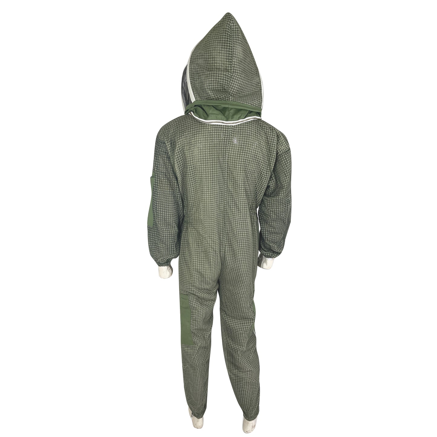 Premium Olive Green 3- Layer Fully Ventilated Suit With Fencing Veil / Hat (Copy)
