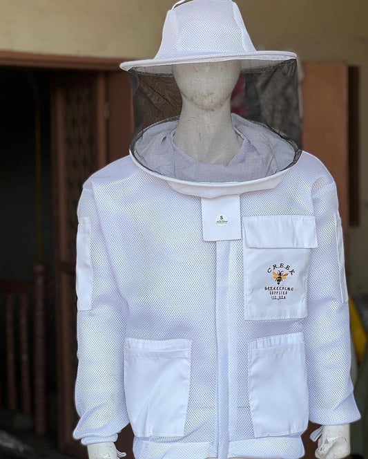 Beekeeping Airy Mesh Jacket With Round Veil/Hat